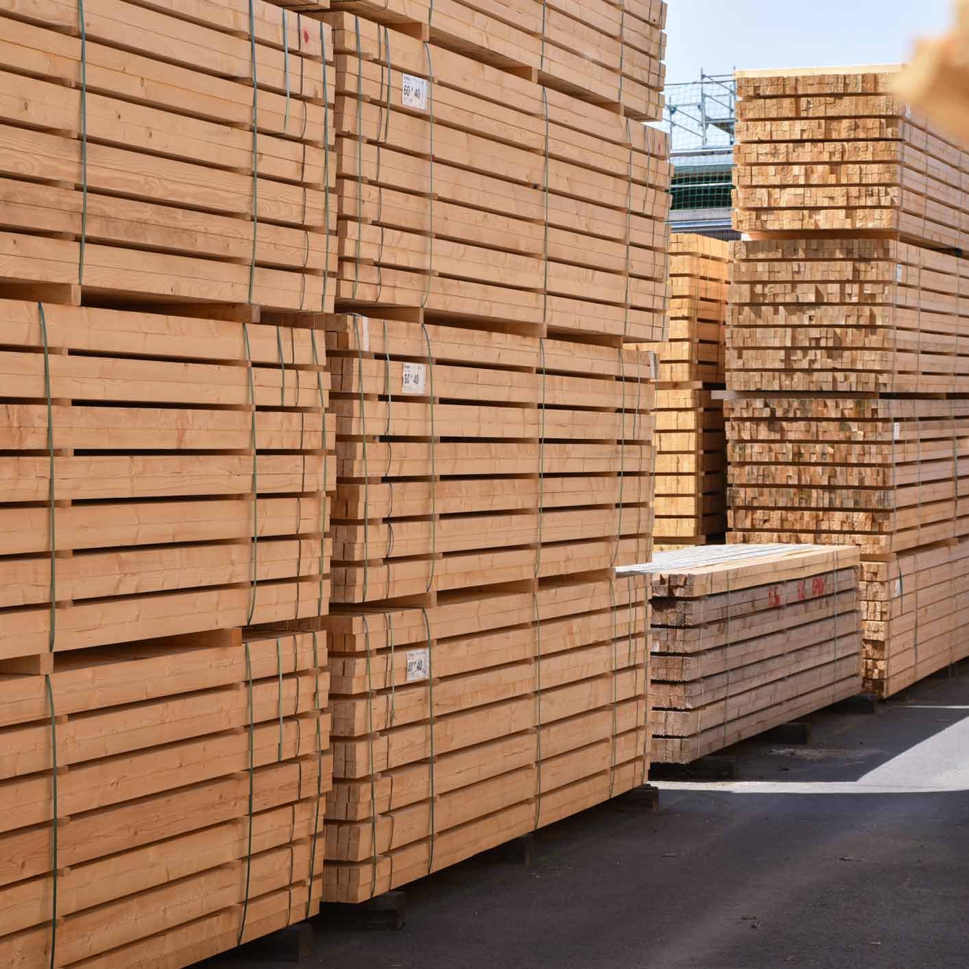 Holzcenter Kessel bei Weil der Stadt in Hausen Bauholz Sortiment